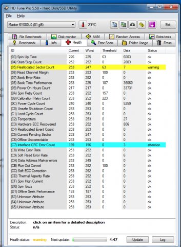 maxtor A 80gb health.JPG