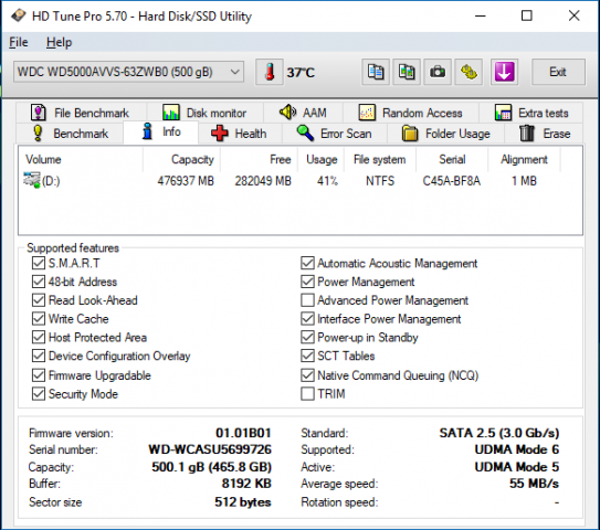 WD 500 HD TUNE info.png