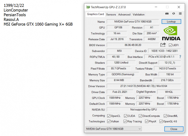 838277218_MSIGTX1060GamingXPlus6GB-TechPowerUpGPU-Z-1399Esfand22.thumb.png.bd4af62002b6f2a39f2518e7397c8467.png